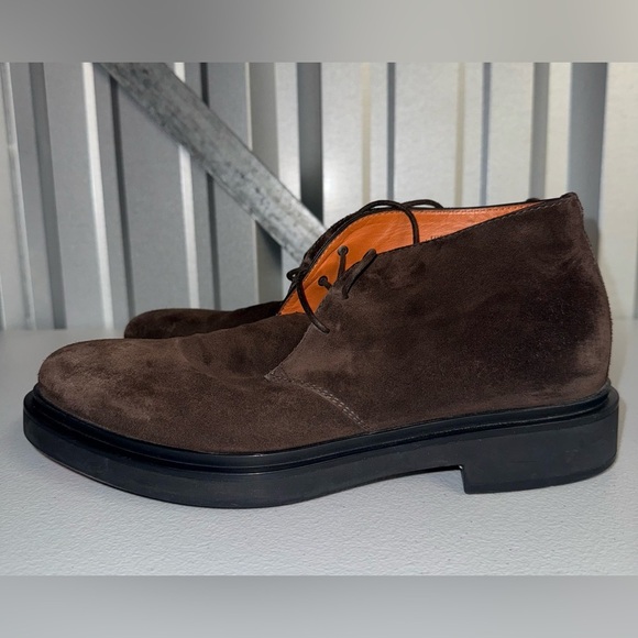 Santoni Suede desert Chukka boots size 9 1/2 main image 9